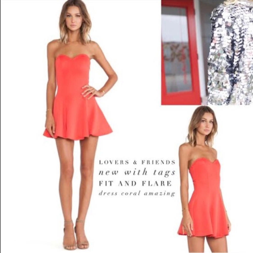 Lovers + Friends strapless dress